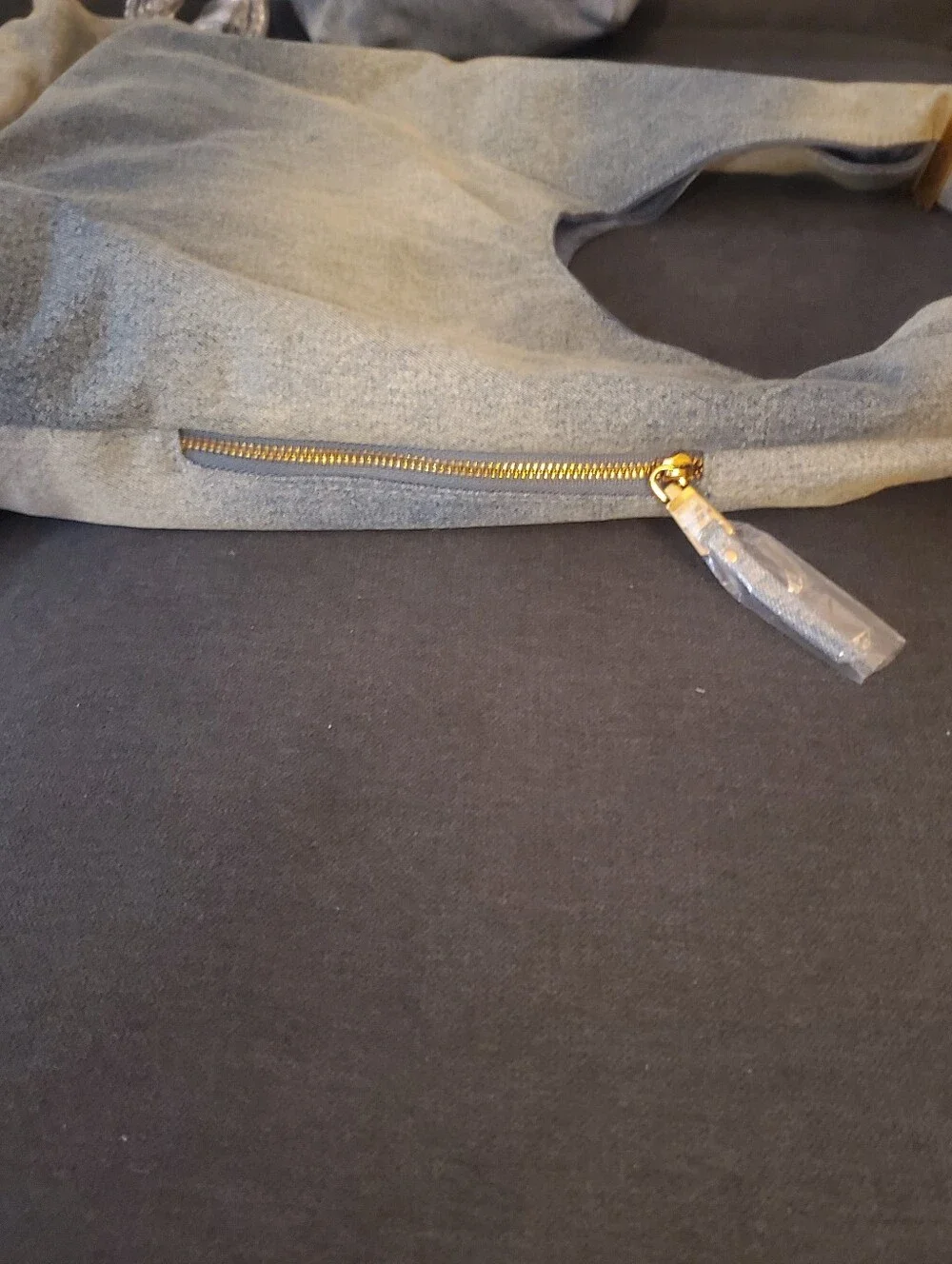 Steve Madden DEMPSEY Denim Hobo with Matching Logo Crossbody NWT